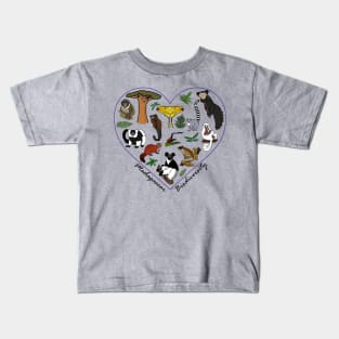 Madagascar Biodiversity Heart Kids T-Shirt